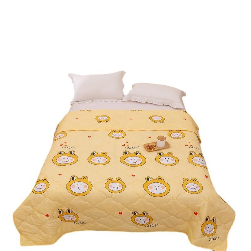 Summer Rabbit Flower Bear Print Air Conditioner Quilt With Gift Box Bedroom For