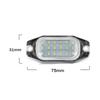 2X LED Car License Plate Light Number Lights For Toyota Land Cruiser Prado 2010-2016 For Toyota Land Cruiser(FJ80) 1991-1997