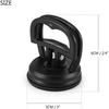 DEALPEAK Portable Vacuum Suction Cup Car Dent Repair Puller Dent Remover Heavy Duty Handle Glass Lifter Gripper Sucker Plate for Car Window Glass