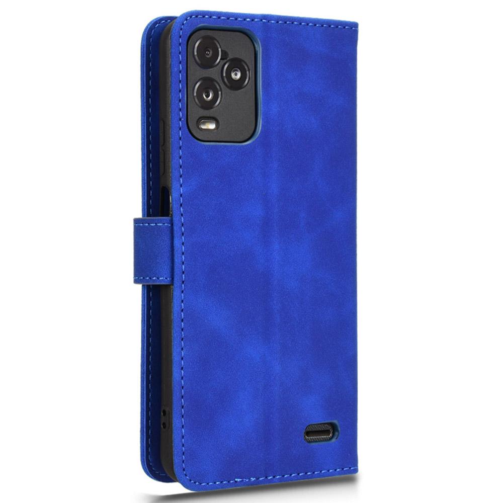 For BLU View 5 Pro Case Skin-Touch PU Leather Wallet Folio Flip Phone Cover