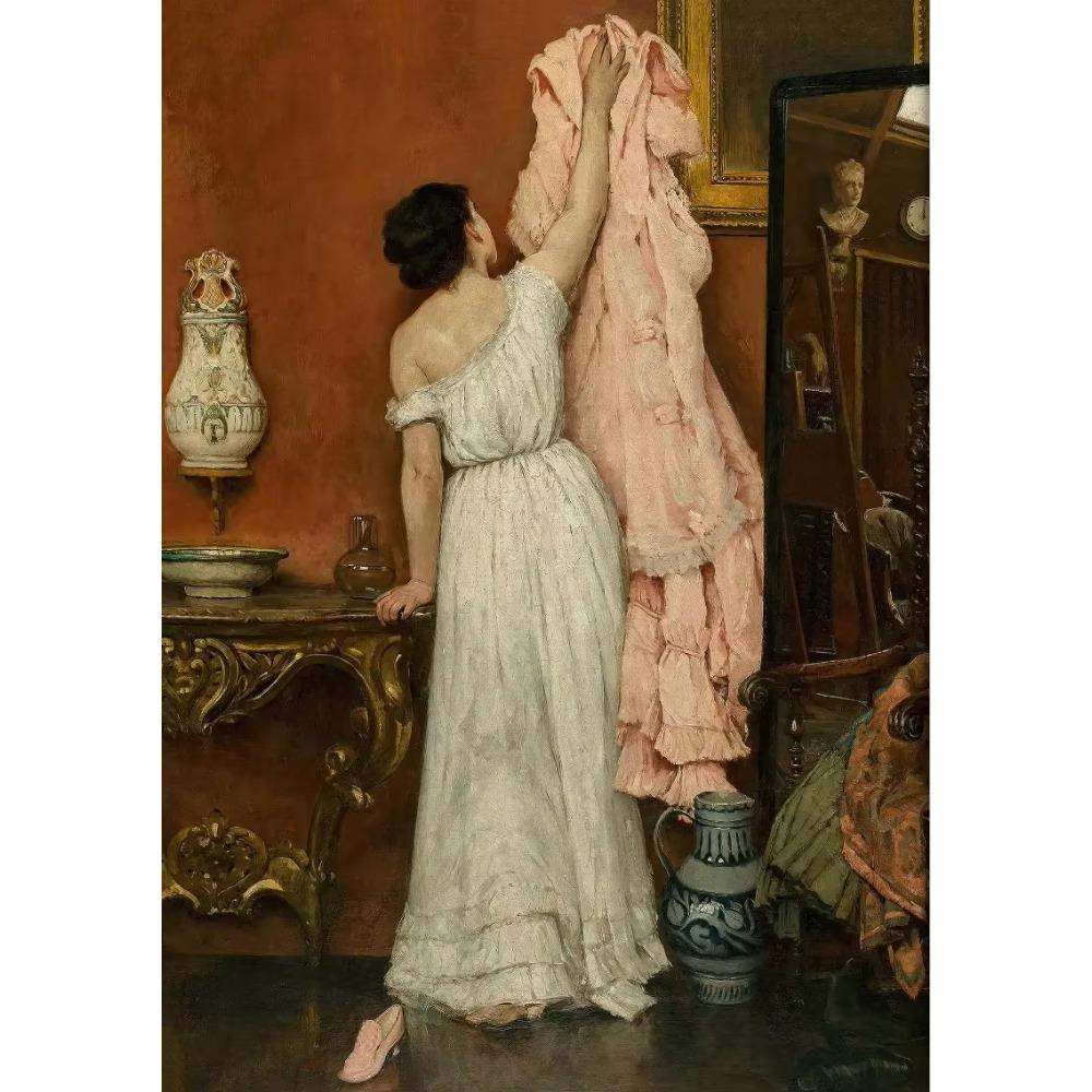 Canvas Renaissance Women Portrait Retro Art Victorian Classic Prints Wall Art Picture Living Room Home Decor Wall Decor