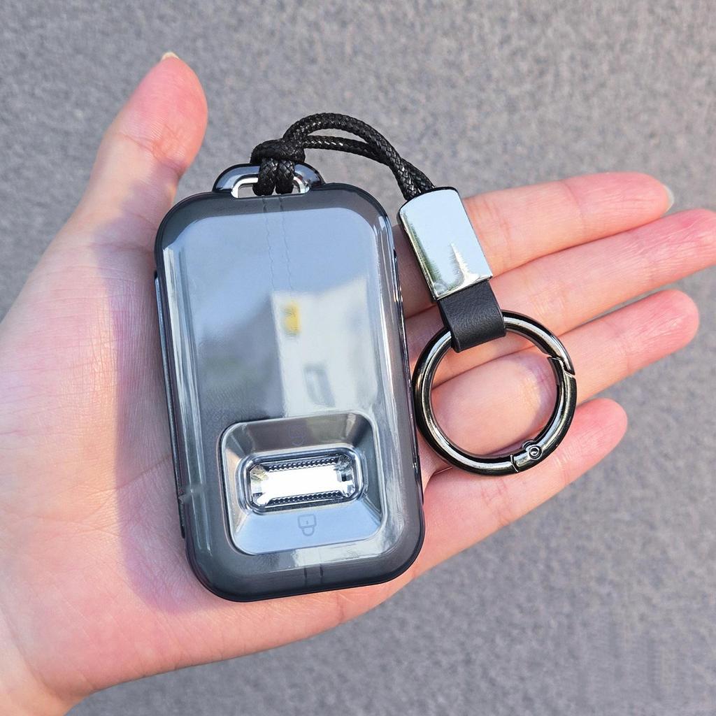 Zeekr 9X8X001X Key Case: Men's & Women's Full-Coverage Transparent Style for Zeekr 7X/007 Cars