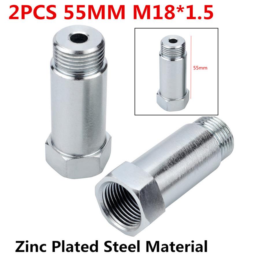 O2 Oxygen Test Pipe Extension Spacer CEL Fix Universal - 55mm Steel M18 X 1.5