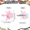 Pink Candy Edge Handmade Bow Hair Clip for Kids