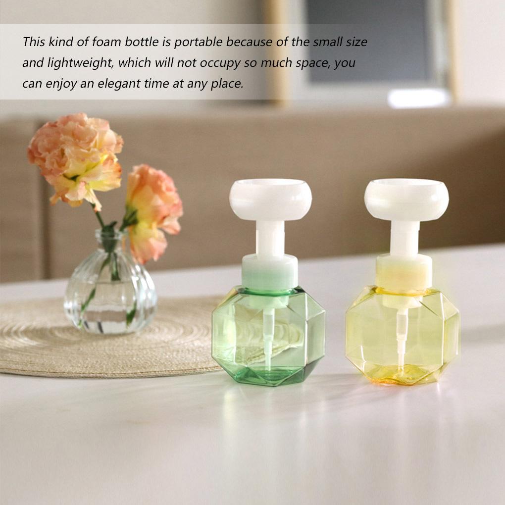 1pc Liquid Soap Dispenser er Shape Foam Foaming Pump Empty Bottle