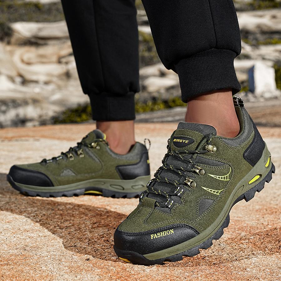 Men's Spring/Autumn Outdoor Hiking Shoes Casual Sneakers Mountain Climbing Tracking Shoes for Trail Trekking Big Size 47
