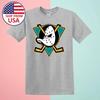 Mighty Ducks Anaheim Men's Grey Size S-5XL