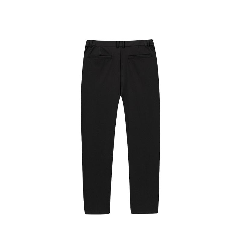 Anta Non-Fluorinated Water-Repellent Woven Casual Straight Pants Men bottoms Basic-Black 152617504S-3