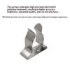 Support de rame de bateau de remplacement en acier inoxydable Universel Durable Support mural Tube Support Clips Clips à ressort Argent Support de crochet de bateau