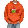 Men's Print Hooded Sweatshirt Long-Sleeve Casual Pullover Hoodie Hooded Sweatshirt