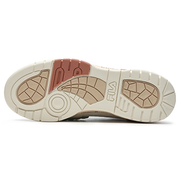 X FILA FUSION Teratach Mid Top Retro Basketballschuhe Damen Sneaker Weiß T12W219111FAI