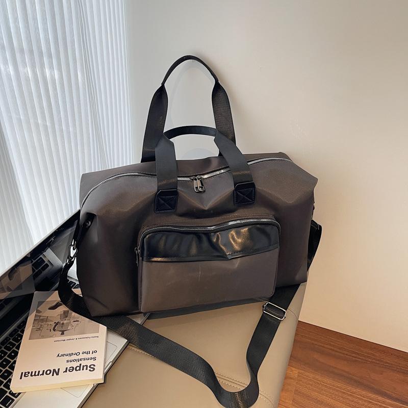 

Дорожная сумка большой вместимости женская новая сумка мужская спортивная фитнес-сумка для хранения на плечо сумка-мессенджер серый