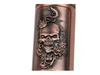 T9 Digital Display Skull Head Hair Clipper: USB Rechargeable, Zinc Alloy Trimmer for Precision Shaving and Carving.