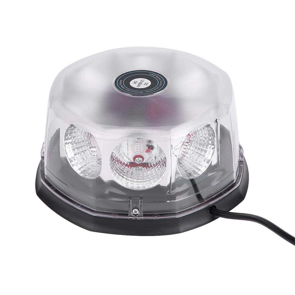 8 LED 40W 12-24V Magnetisch montiertes Auto Dach Stroboskop Notwarnung Blinklicht Rot & Blau