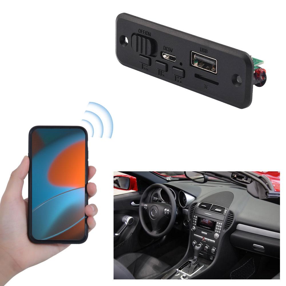 5V Bluetooth 5.0 MP3 Player Decoder Board Car FM Radio Module 2*3W 6W Amplifier Support FM TF USB Handsfree Call Hot