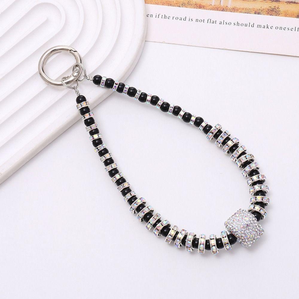 Bright Diamond Crystal Anti-lost Rope Bling Bling Hanging Cord  Phone Accessories