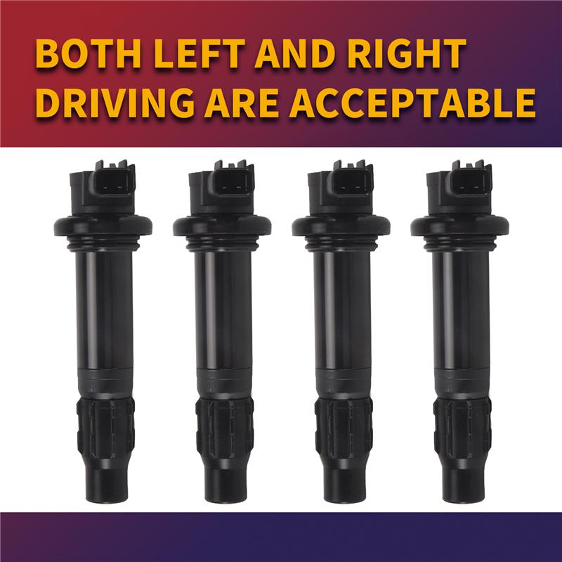 A28G-4PCS Ignition Coil F6T568 For Yamaha YZF R1 2007 2008 4C8-82310-00-00 4C8 82310 00 00 4C8823100000