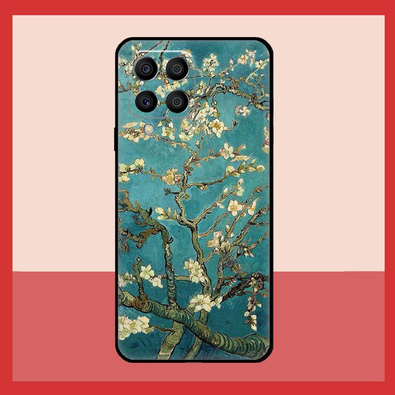 Blossoming Almond Tree Case For Samsung Galaxy M56 M12 M06 M32 M52 M35 M55 M15 M11 M13 M14 M16 M36 M31 M53 M34 M54