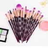 15 Makeup Brush Set Diamond Handle Soft Bristle Concealer Brush Blush Brush Eye Brush Eyeshadow Brush Beauty Tool