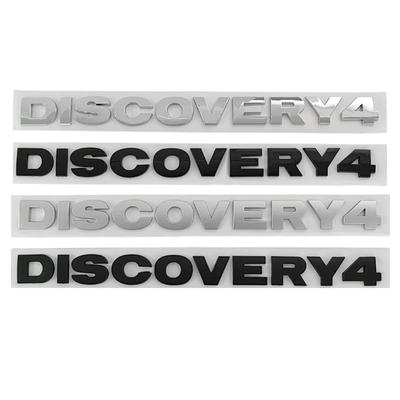 3D ABS Discovery4 Logo Písmena Auto Zadní zavazadlový prostor Kufr Znak zadních dveří Nálepka s odznakem pro L/R/over D/iscovery 4 Příslušenství