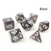 Multifaceted Digital Dice Set Double Colors Acrylic Table Game Opaque Polyhedral Dices for DND Dice Tabletop Role-Playing Game