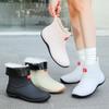 New Water Boots Rain Boots Women's 2 New Rain Shoes Fashionable Outer Wear Adult Women's Water Shoes Waterproof and Non-slip