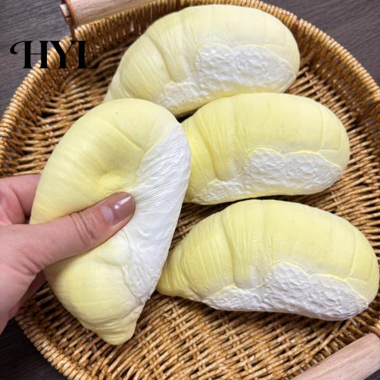 Fake Food Stress Reliever Simulated Toy Slow Rebound Bread Design Relief Rising Squeeze Realistic Texture Color Soft Silicone Decompression