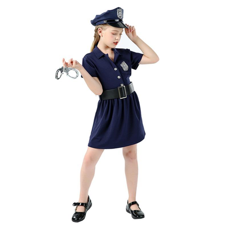 Petrecere de Halloween polițistă costum instructor polițistă spectacol ziua copilului