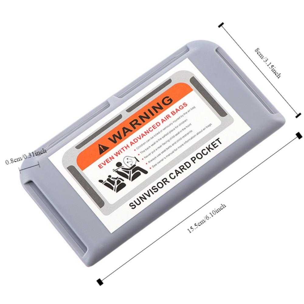 Multifunctional Car Sunshade Card Holder Sun Visor Organizer  for Stowing Tidying