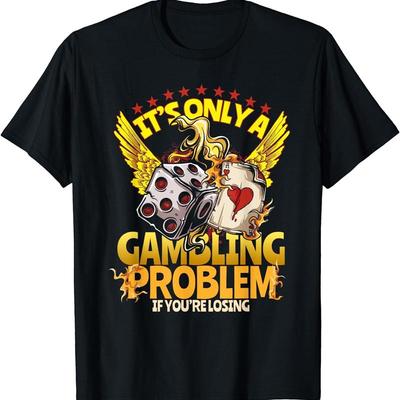 New Limited Funny Casino Gambling Poker Player Gambler T Shirt