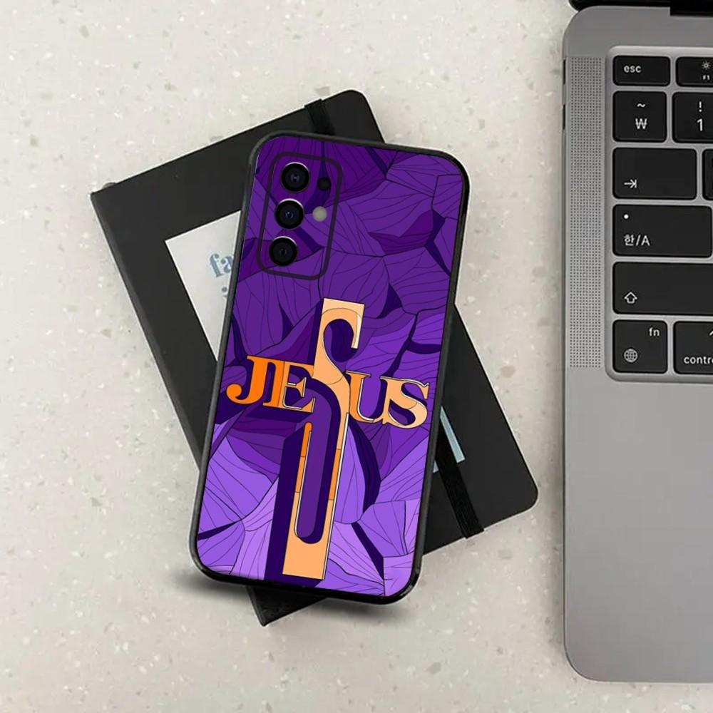 

Bible Jesus Christ Christian Cro Phone Case For Samsung S24,S21,S22,S23,S30,Ultra,S20,Plus,Fe,Lite,Note,10,9,5G Black Soft Cover Samsung S9