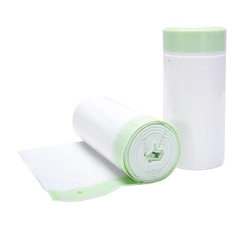 T02C!Litter Box Liners Compatible With Petx Scoopfree Self-Cleaning Box 20 Count Drawstring Cat Litter Waste Bags For Tray Durab