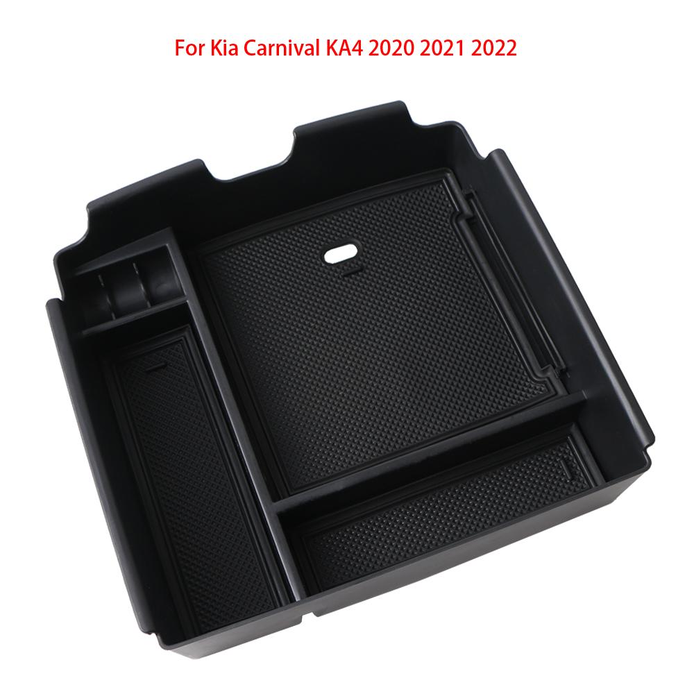 Car Central Armrest Storage Box Holder For Kia Carnival KA4   2022 Center Console Organizer Tidying