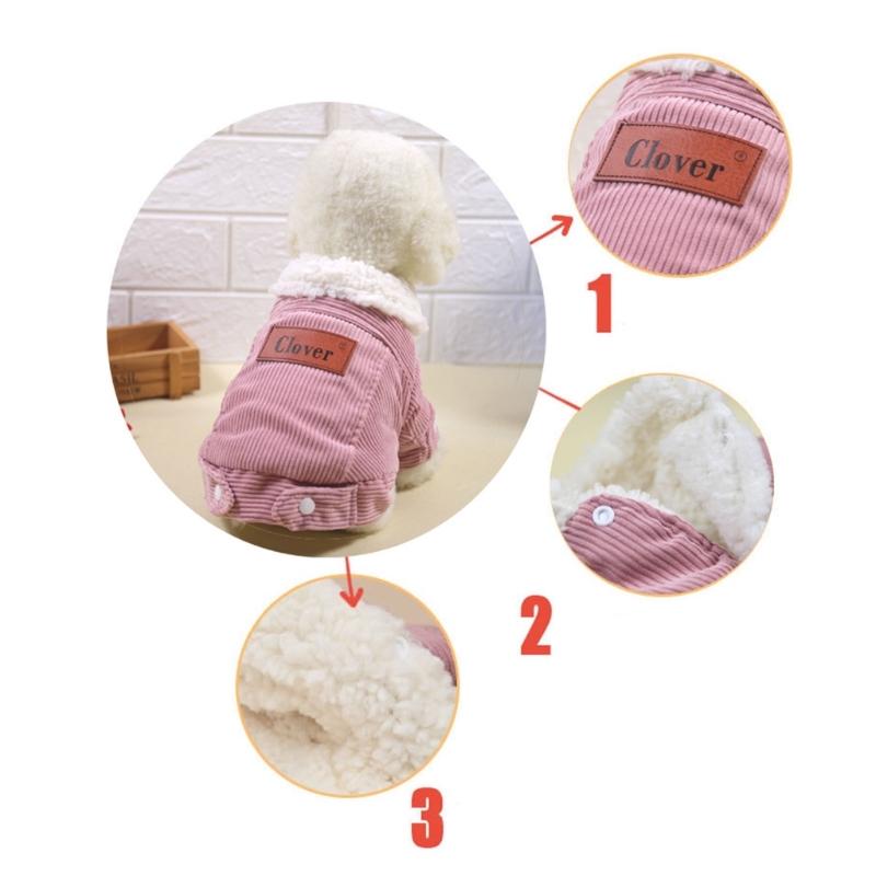 Winter Warm Dog Clothes Cold Weather Dogs Thicken Liners Coat Outdoor Clothing