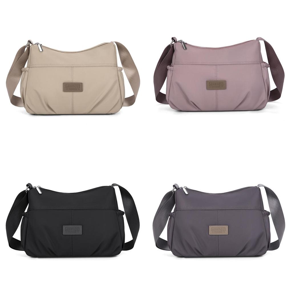 Oxford Cloth Crossbody Bag For Women With Zipper Closure And Minimalist Style For Daily Use
