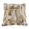 CX-D-17A 50x50cm Pernă Decorativă Cozy pentru Casă Husa Pernă din Blană Naturală de Iepure