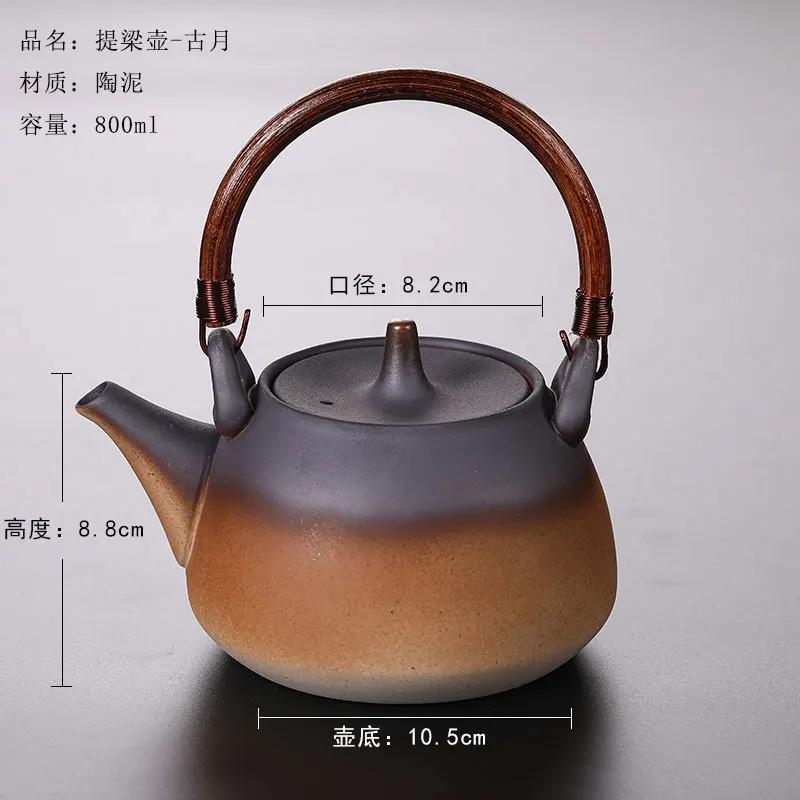 

Furnace making tea Household pottery pot Indoor beam making teapot Electric pottery stove Side handle Size Capacity kettle