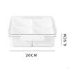 Appetizer Platter, Catering Organizer Tray with Lid, Food Storage Container, Dry Fruit for