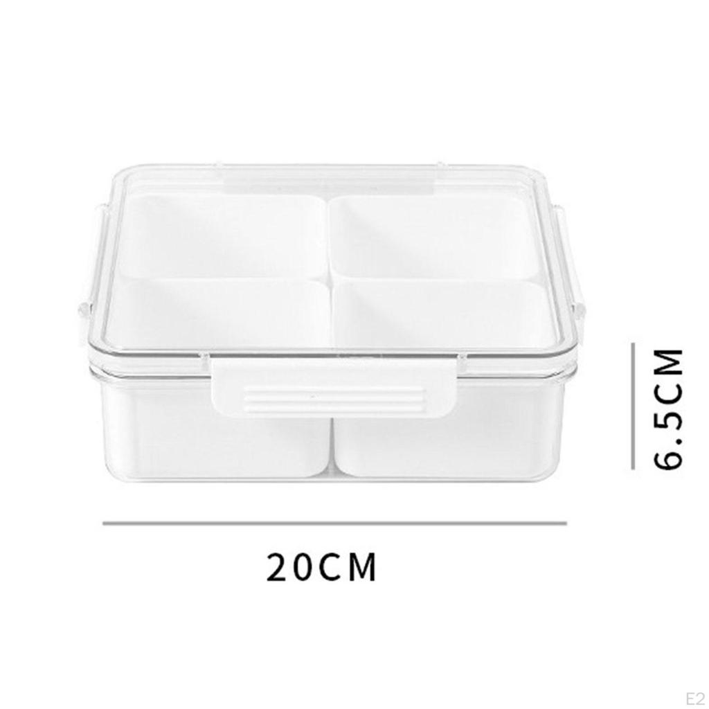 Appetizer Platter, Catering Organizer Tray with Lid, Food Storage Container, Dry Fruit for
