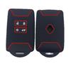 Soft Silicone Protective Case for Renault Koleos, Fengjing, Fenglang, and Megane Card Keys - Old Models