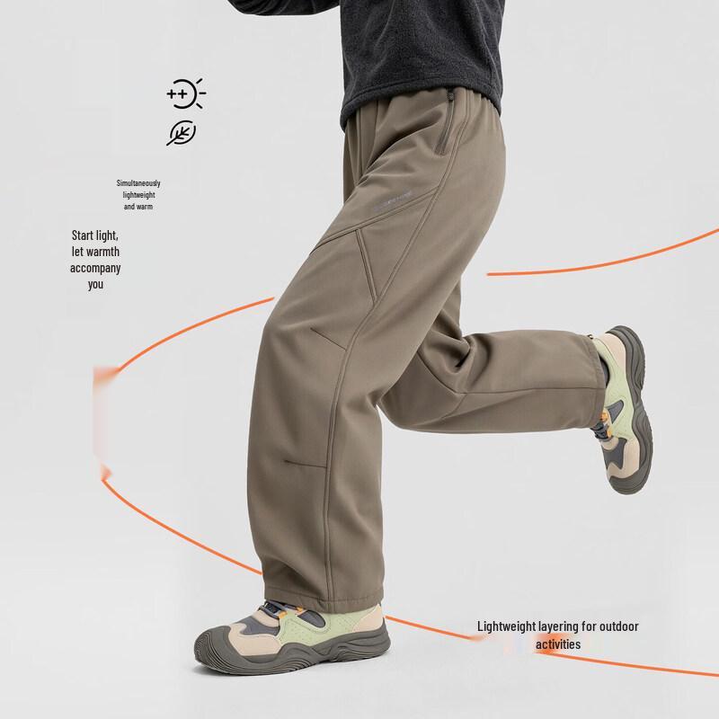 Boys' Windproof Fleece-Lined Thermal Balloon Pants