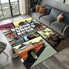 G Grand T Theft S Auto G GTA 6 Game Gamer Carpet Rug Art for Room Decor Home Bedroom Sofa Gift Kids Area Rug Non Slip Floor Mat