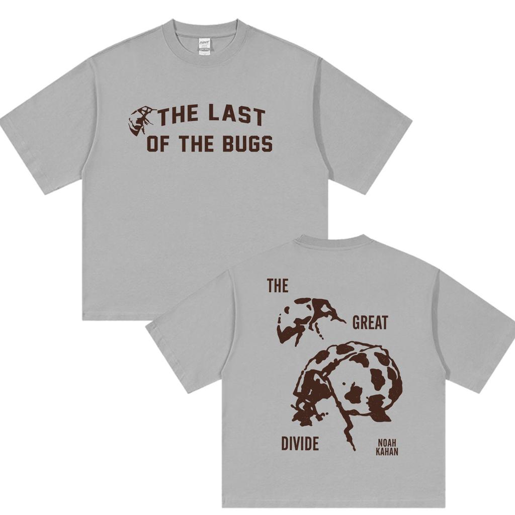 Noah Kahan The Last of The Bugs Tour 2026 Print T Shirt Unisex Women Summer Oversized Cotton Tshirts Y2k Harajuku Clothing Tshirt