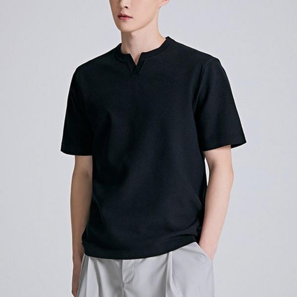 

[spao] Henry Neck ShorT Sleeve KniT Spkac25m08 T Navy/95