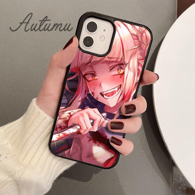 Himiko Toga Boku No Hero Academia Phone Case for iPhone 11 12 13 14 Pro Max mini XR XS SE 2020 6S 7 8 Plus Samsung S21 S22 Cover