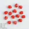 Ceramic Loose Beads Chinese Red Beads Handmade DIY Necklace Loose Beads Accessories