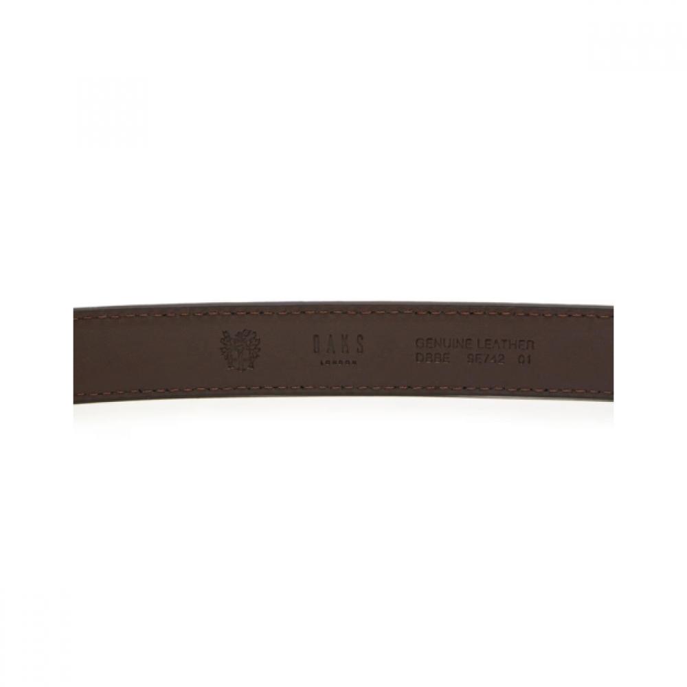 DakS Men S Brown Leather Slim Buckle Belt Dbbe9f742