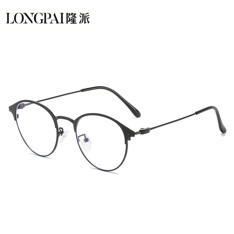 

Ретро-круглая оправа для очков, женская металлическая оправа для бровей, меняющая цвет, очки с защитой от синего света, женские 1920 tee model