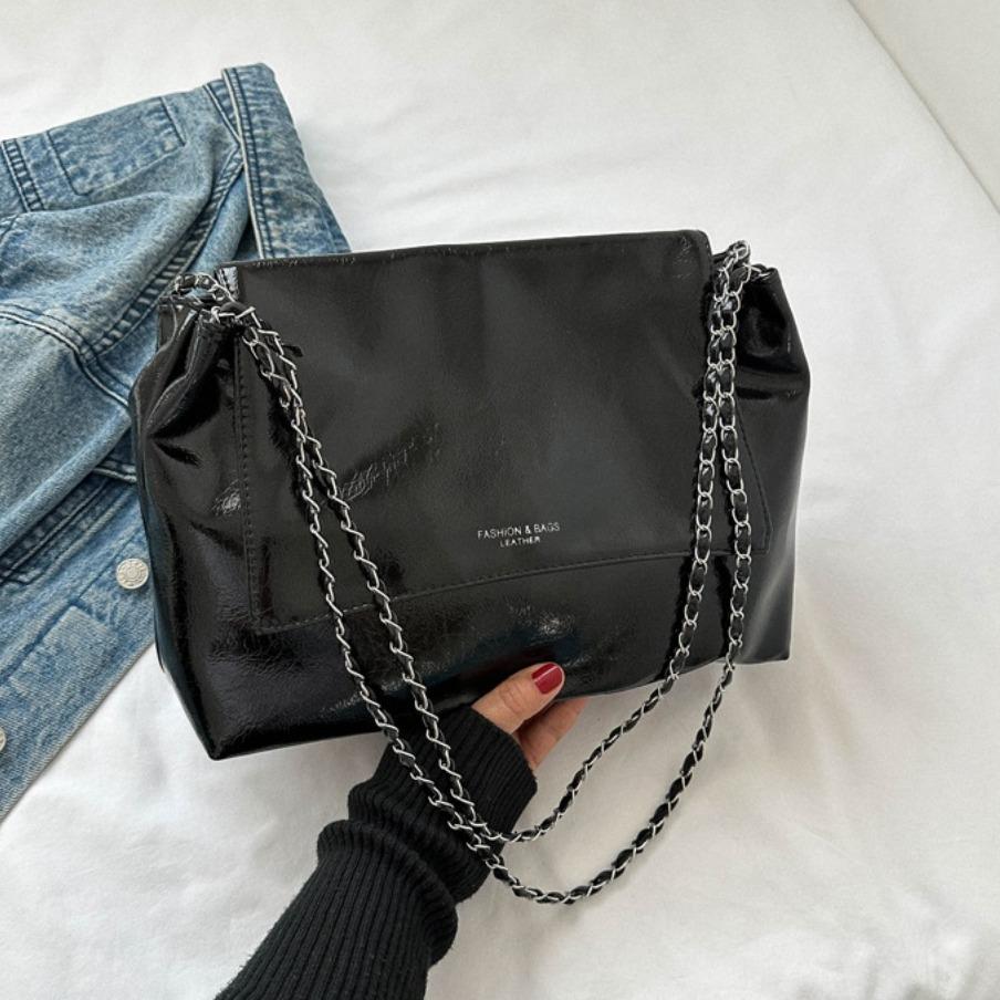 PU Leather Handbags Square Underarm Bags All-match Chain Single Shoulder Bag Outdoor