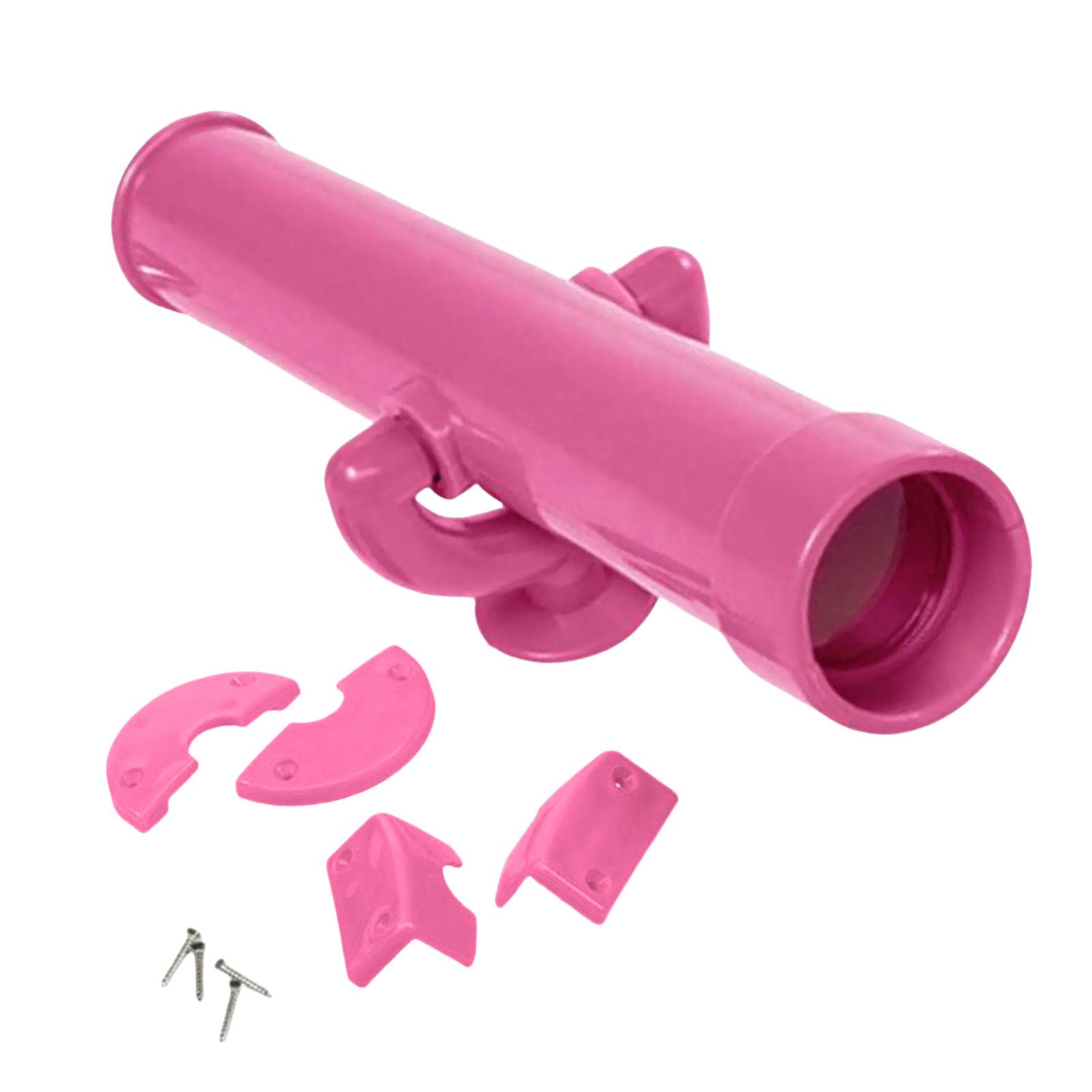 

Легкая установка Детский пиратский телескоп Игровой набор для воображения для мальчиков и девочек Уличное игровое поле Веселье розовый